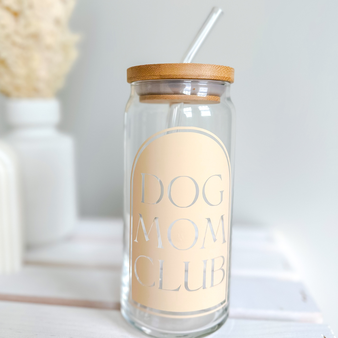 Dog Mom Club Glass - 20oz