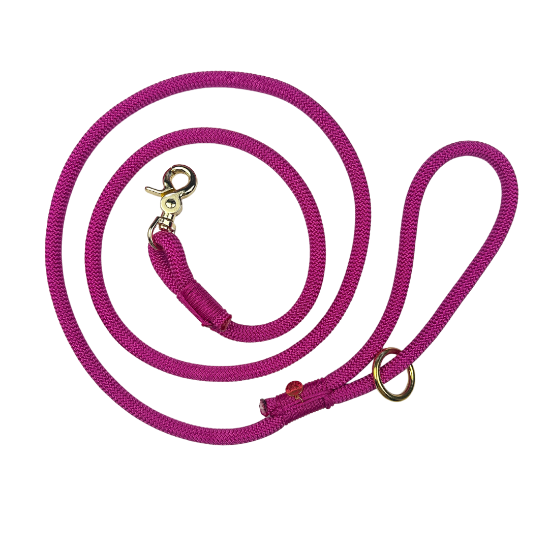 'Wild Berry' Rope Leash
