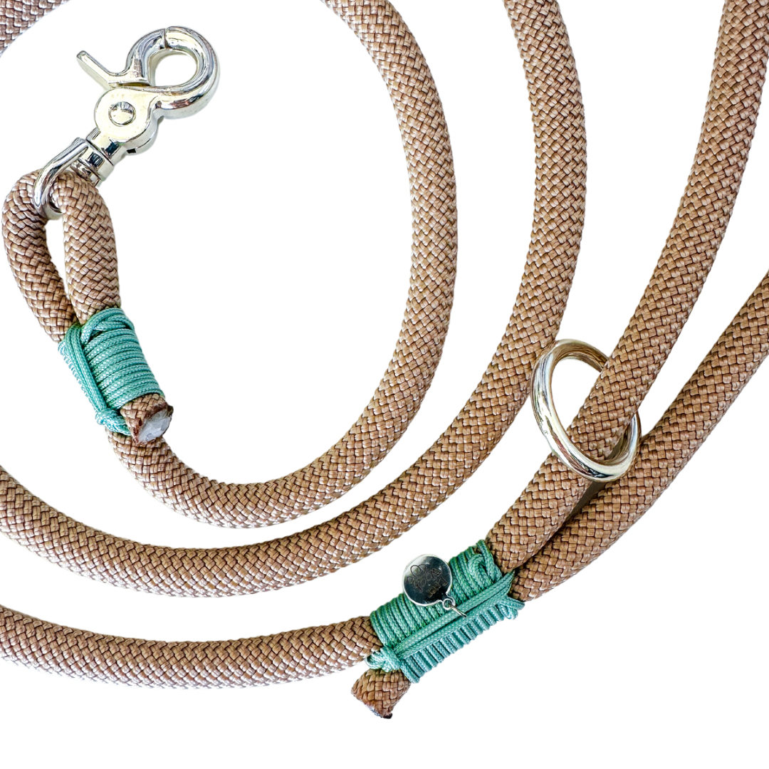 'Sea Foam' Rope Leash