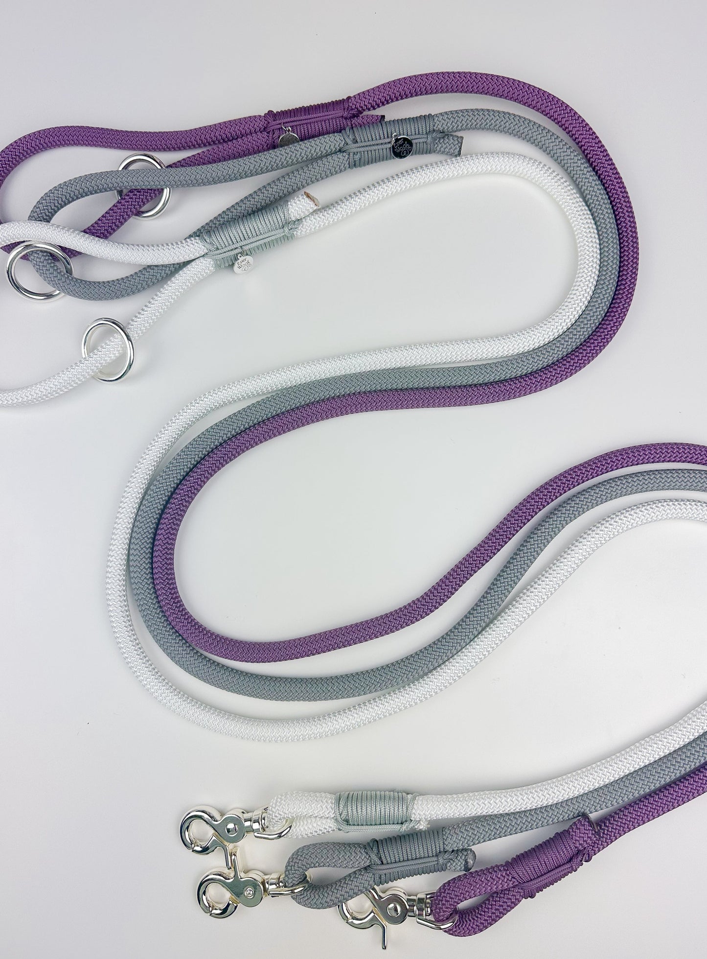 'Silver Bell' Rope Leash