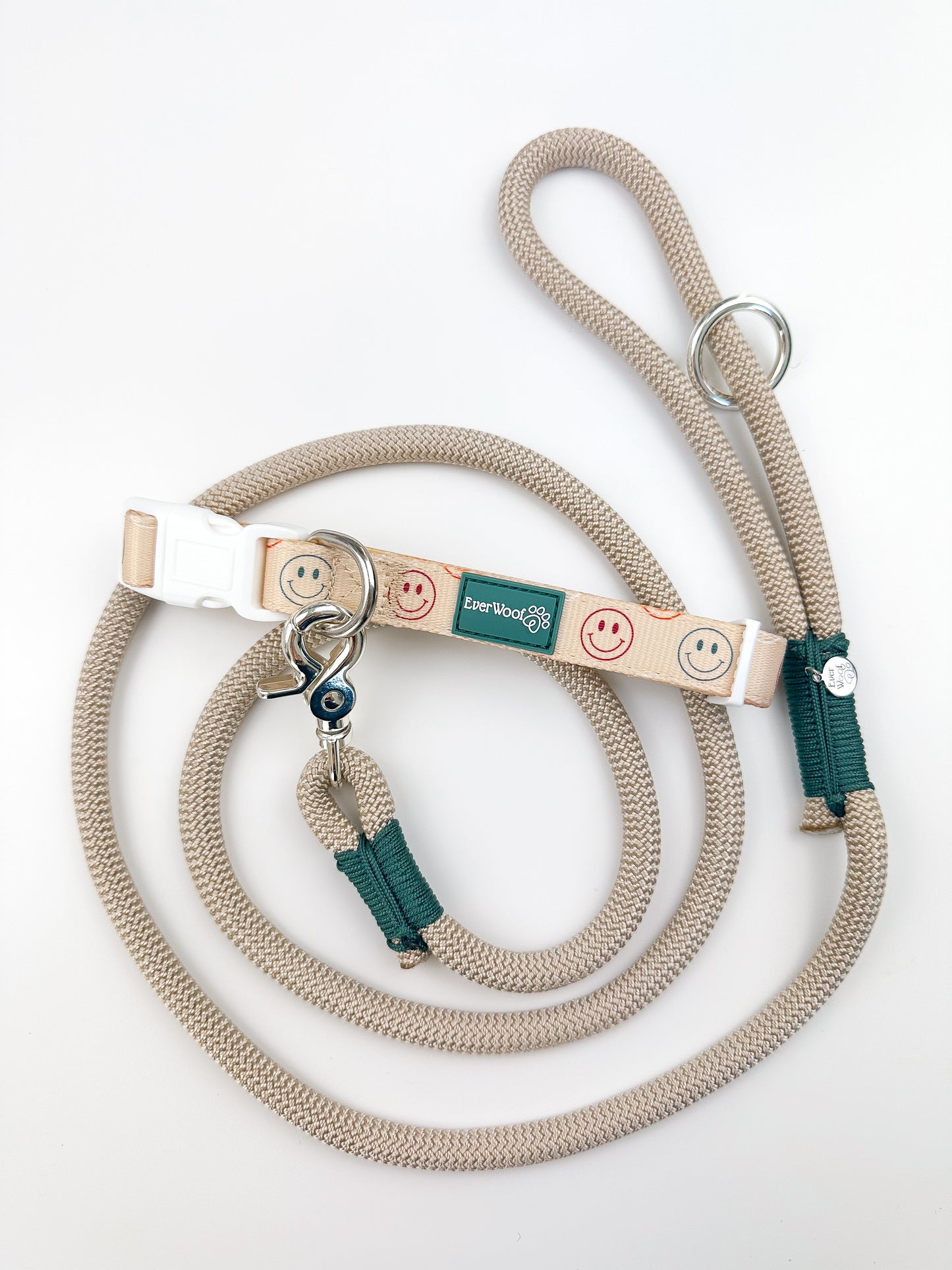 'Forest Green' Rope Leash