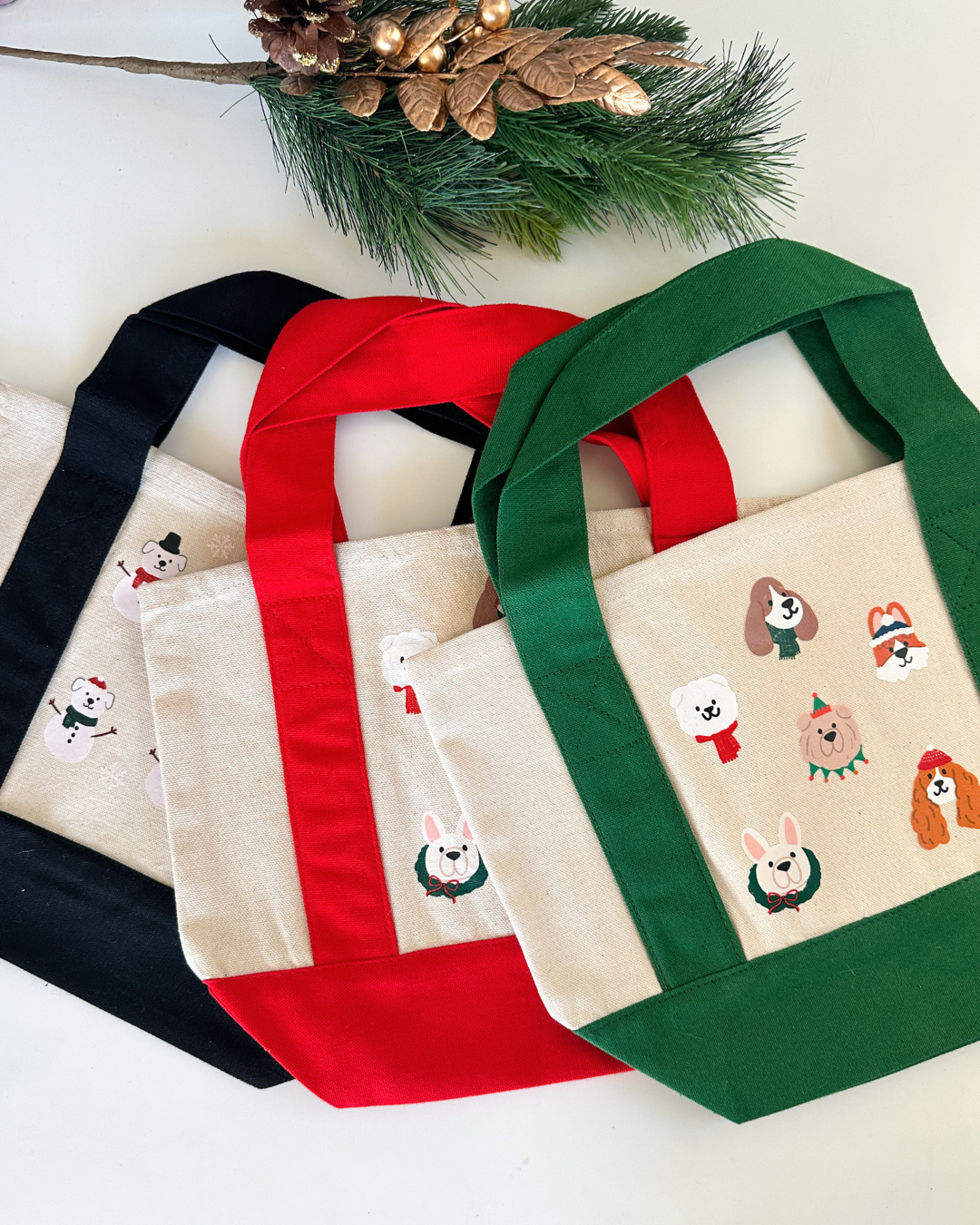 Holiday Mini Tote Bag