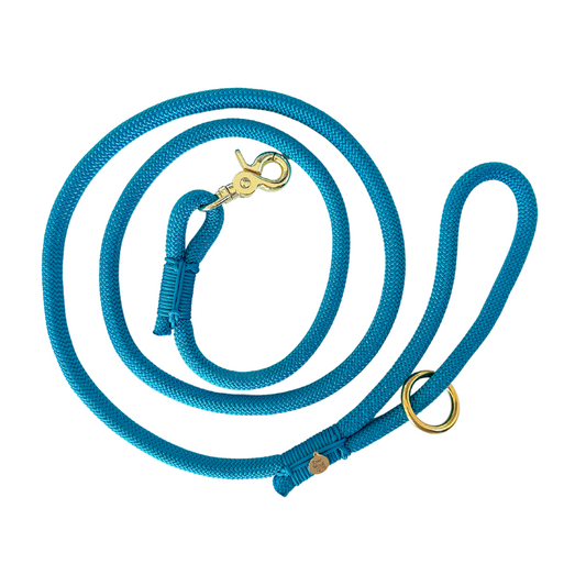 'Cerulean Blue' Rope Leash