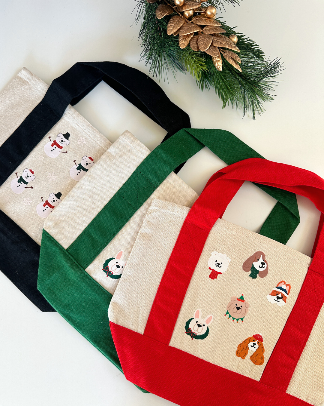 Holiday Mini Tote Bag
