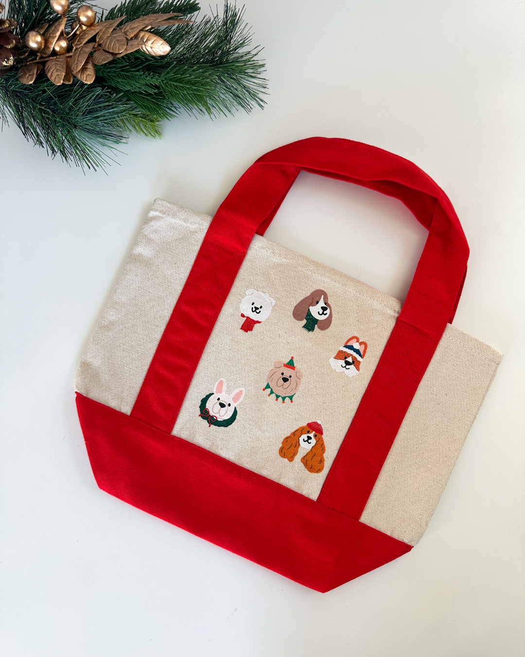 Holiday Mini Tote Bag