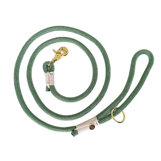 ‘Sage Green’ Rope Leash
