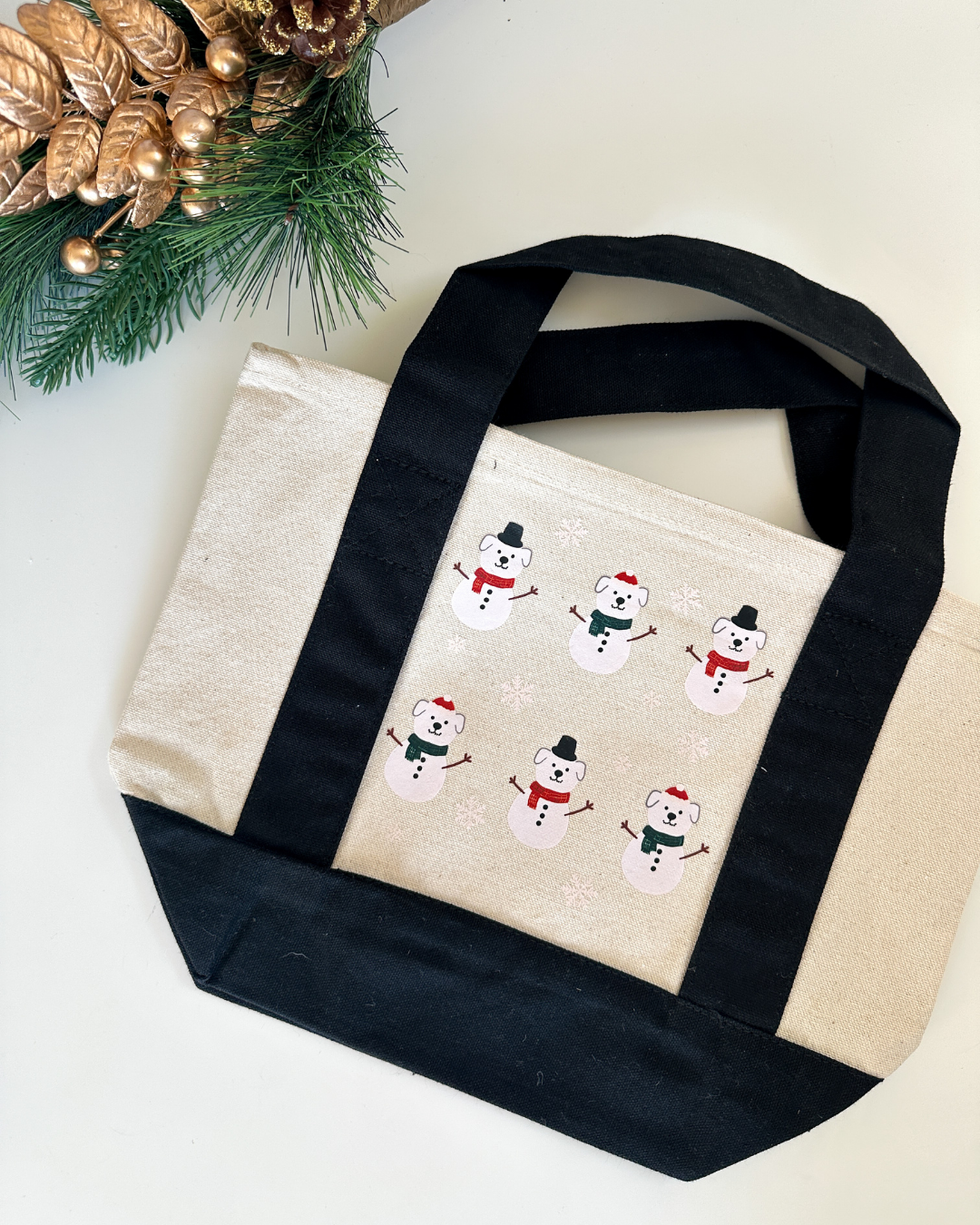 Holiday Mini Tote Bag