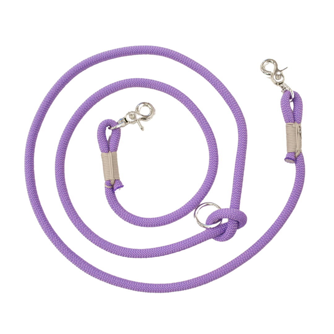 'Lavender' Hands Free Rope Leash