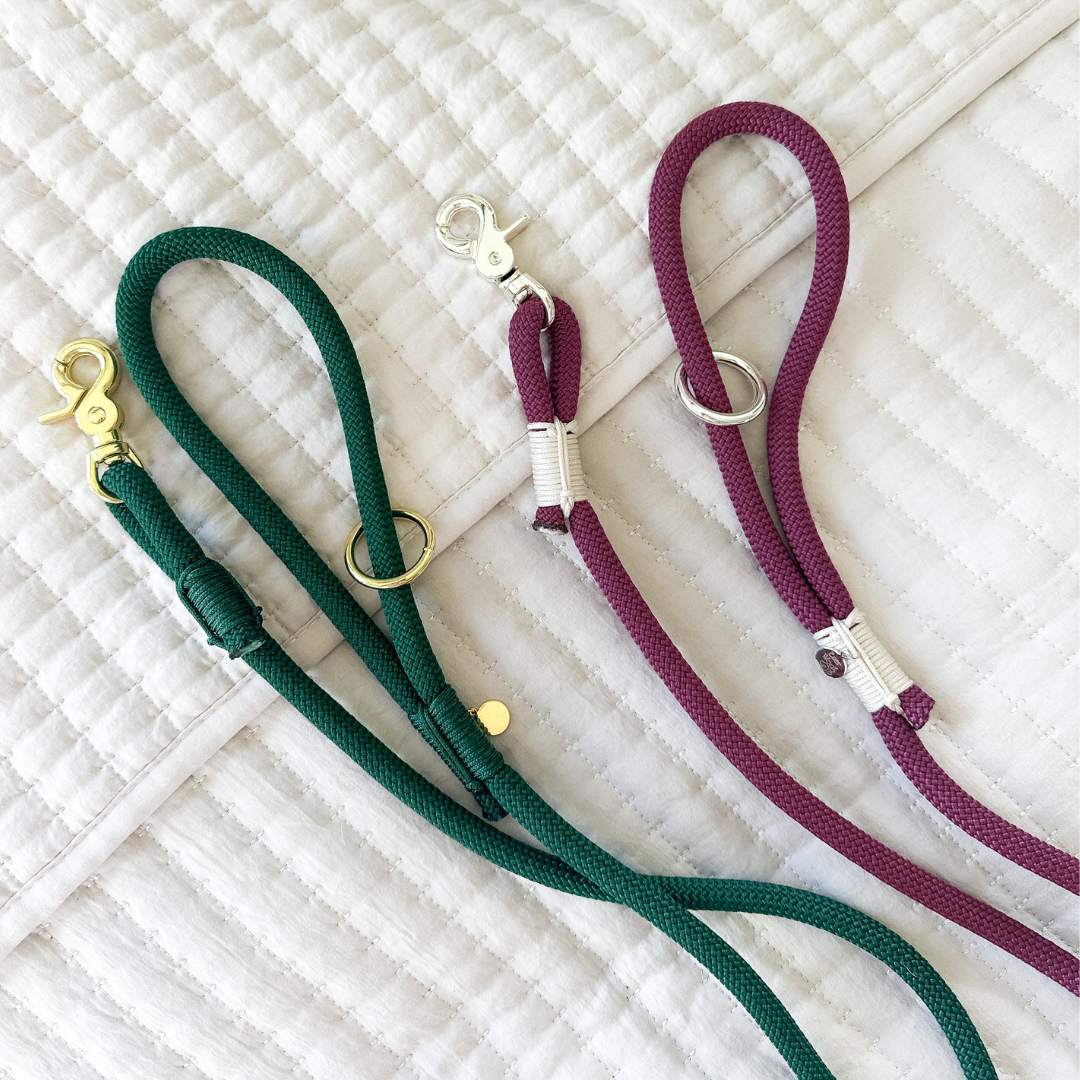 'Mulled Wine' Rope Leash