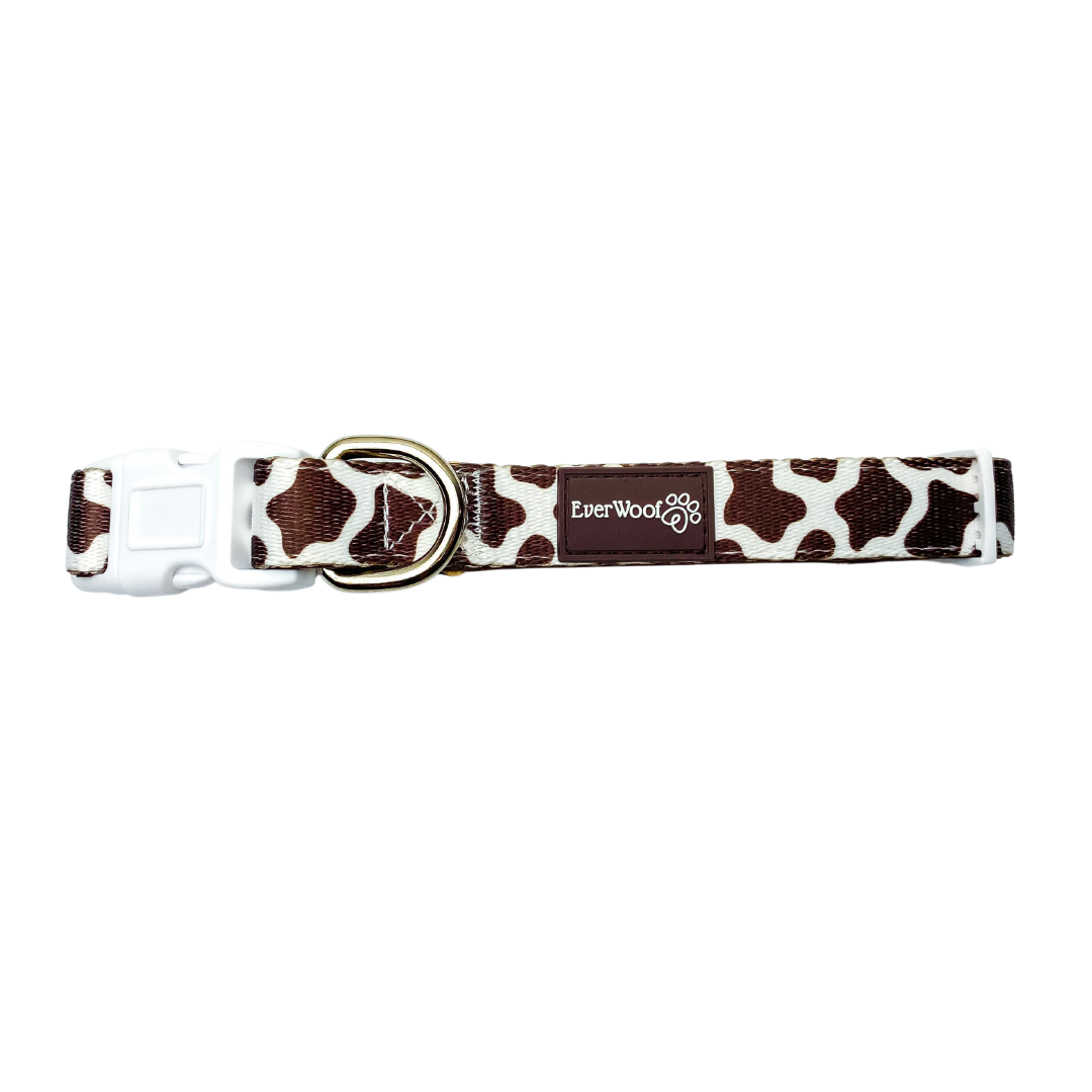 Chocolate Cow Collar